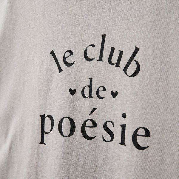 Maggie Dark Grey Contrast Trim T-Shirt