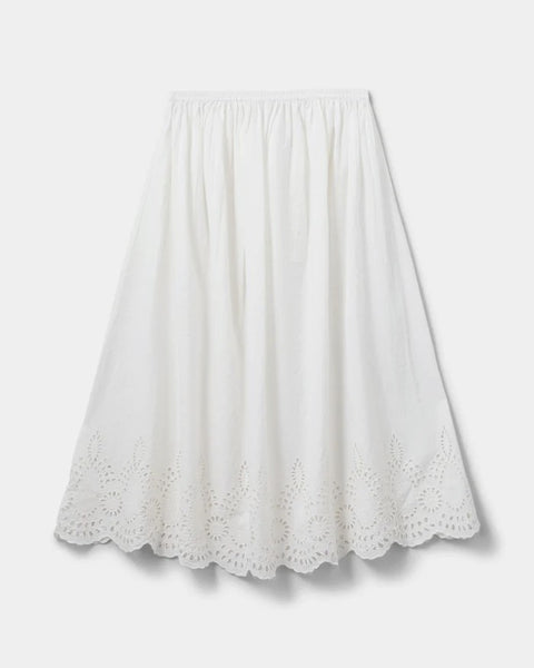 Sarai White Skirt