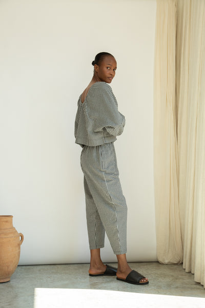 Cedar-Cay Gingham Trousers