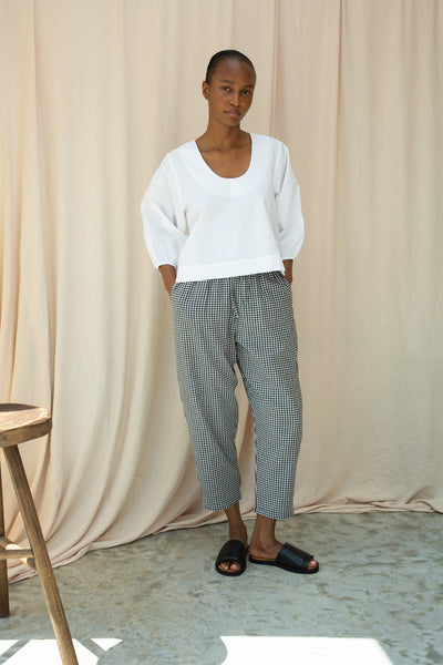 Renee white top from Beaumont Organic.