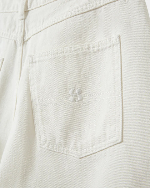 White Stoke Oversized Shorts