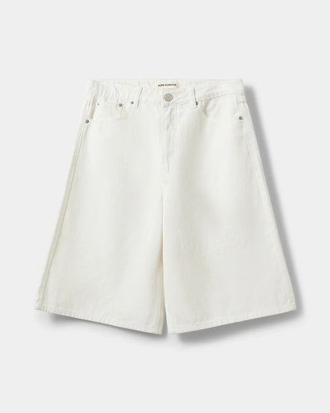 White Stoke Oversized Shorts