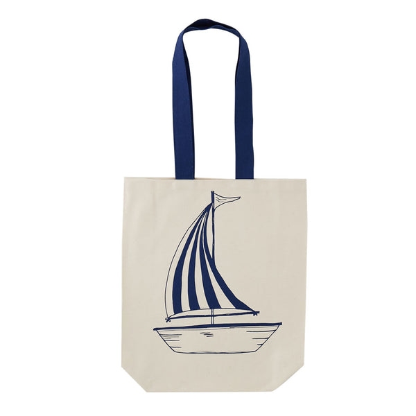 Anchor & Boat Tote Bag