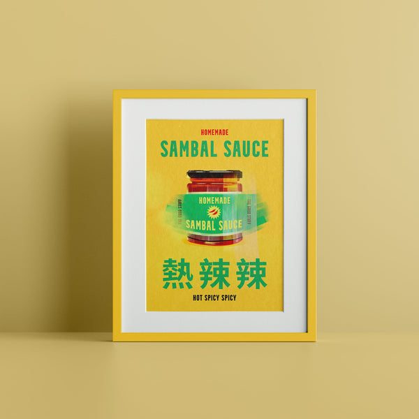 Sambal Sauce A4 Print