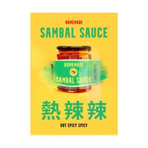 Niconico A4 Sambal Sauce print