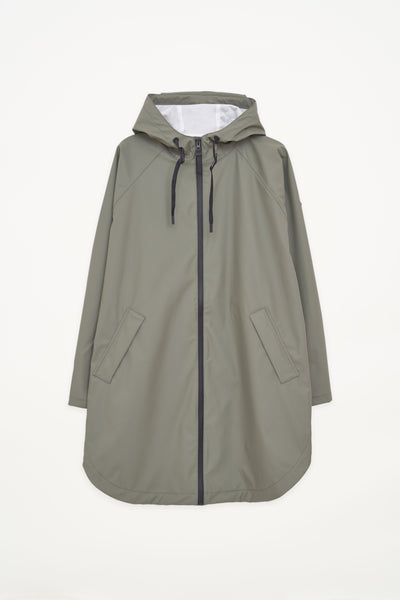 Sky Mulled Basil Raincoat