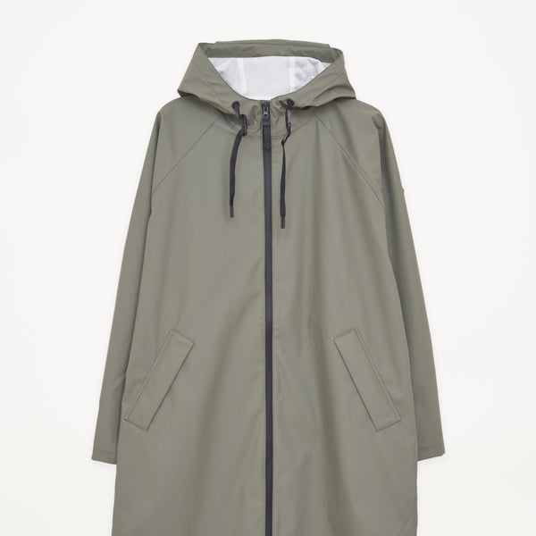 Sky Mulled Basil Raincoat