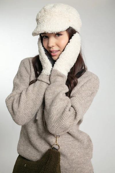Roma Cream Mittens