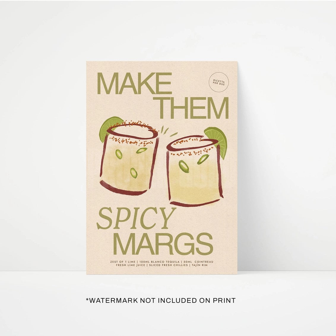 Spicy Marg A3 Print