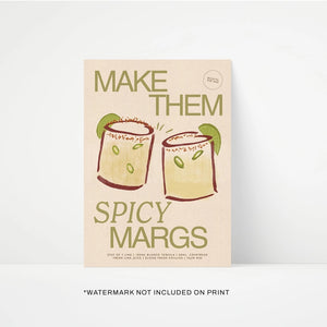 Spicy Marg A3 Print