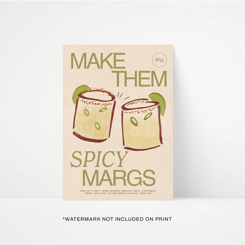 Spicy Marg A3 Print