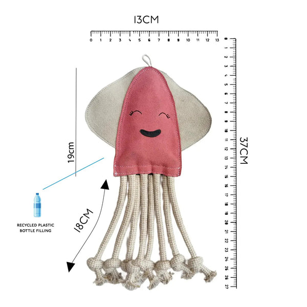 Inky Eco Leather Dog Toy