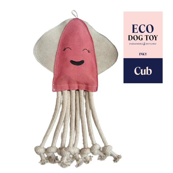 Inky Eco Leather Dog Toy