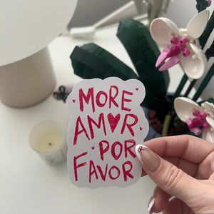 More Amor Sticker