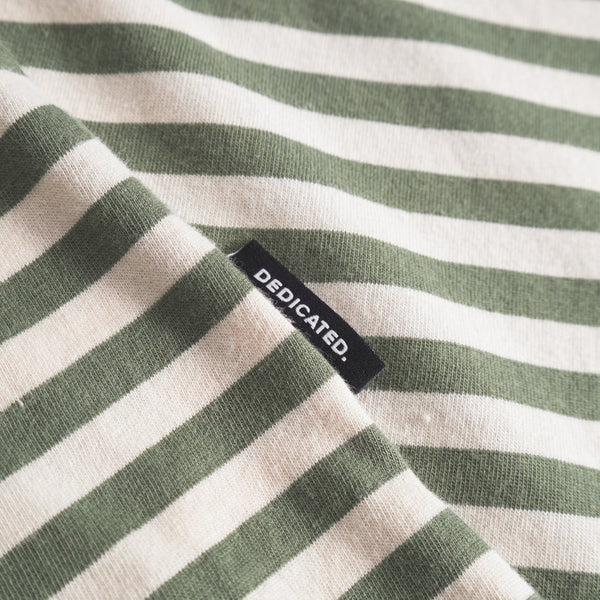 Leaf Green Stripes Stockholm T-Shirt