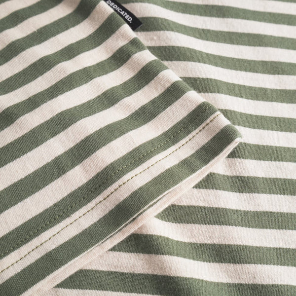 Leaf Green Stripes Stockholm T-Shirt