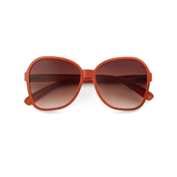 Butterfly Burnt Orange Sunglasses