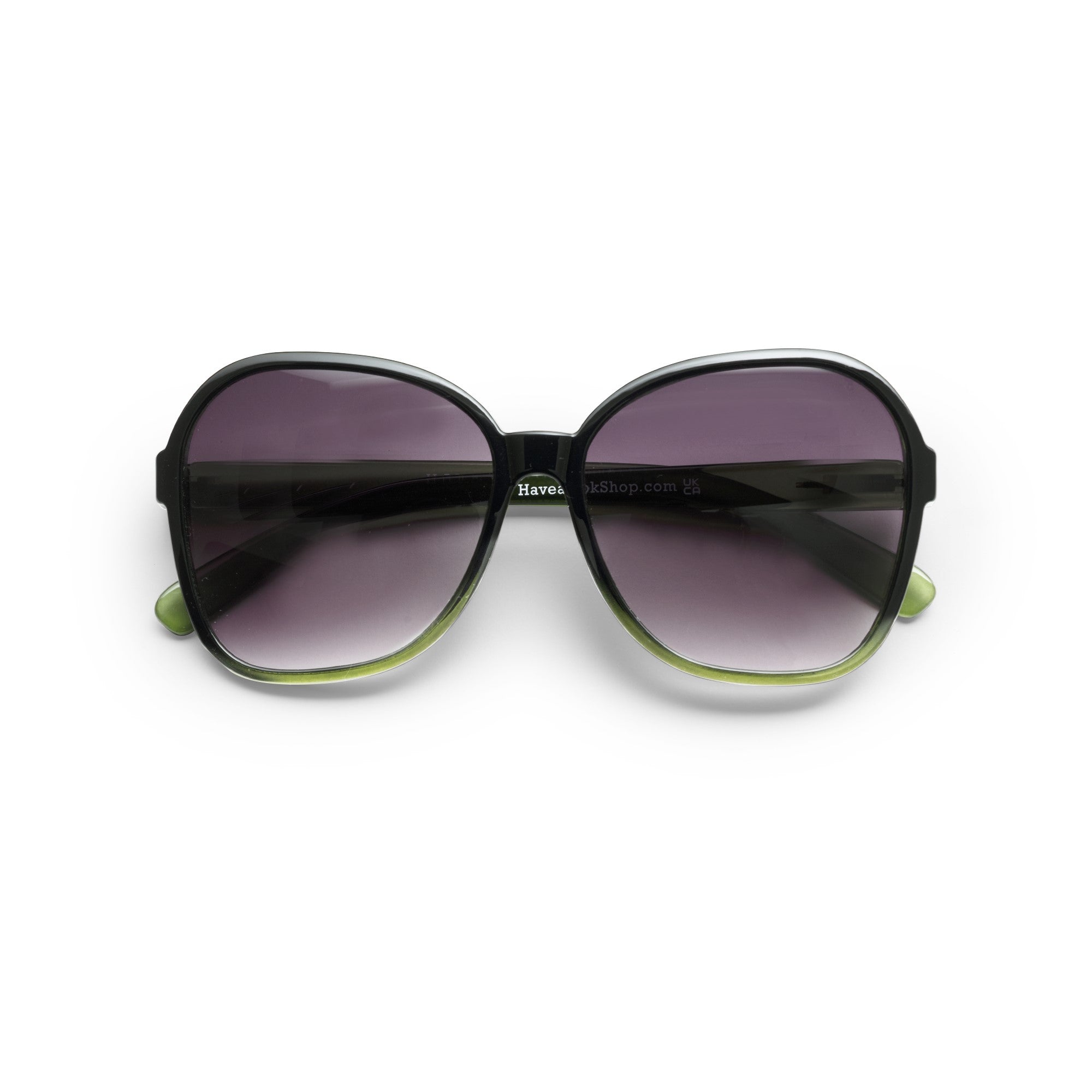 Butterfly Green-Black Sunglasses