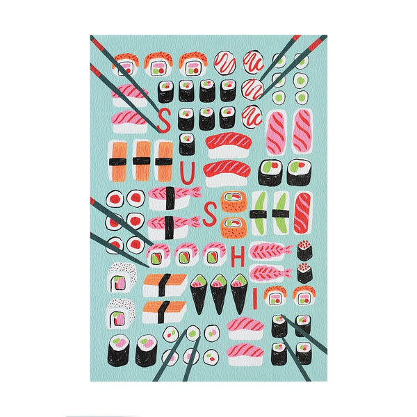 Sushi Tea Towel
