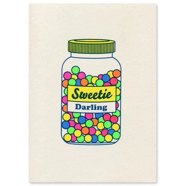 Sweetie Darling A4 Screen Print