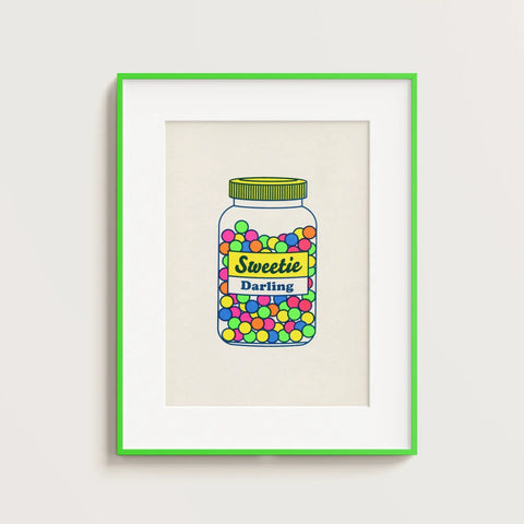 Basil & Ford Sweetie Darling A4 Print