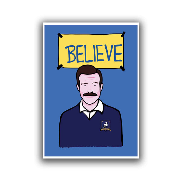 Ted Lasso Believe Card