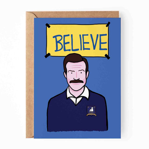 Ted Lasso Believe Card