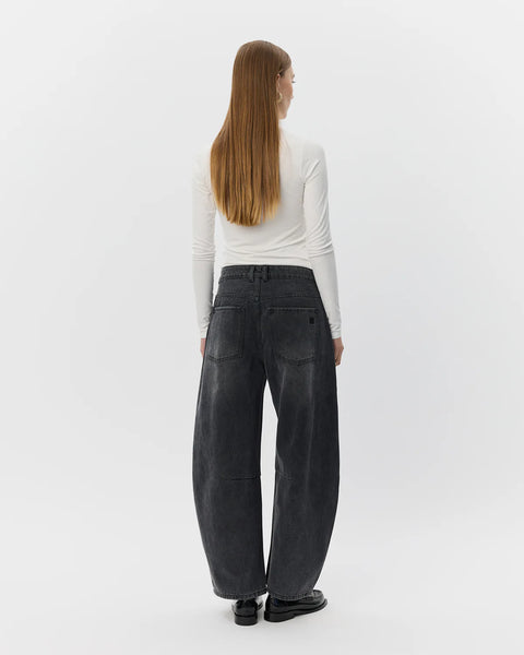 Tomar Trousers in Washed Black