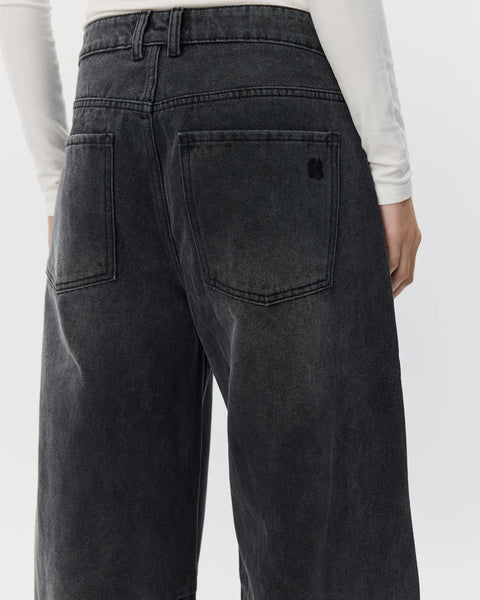 Tomar Trousers in Washed Black
