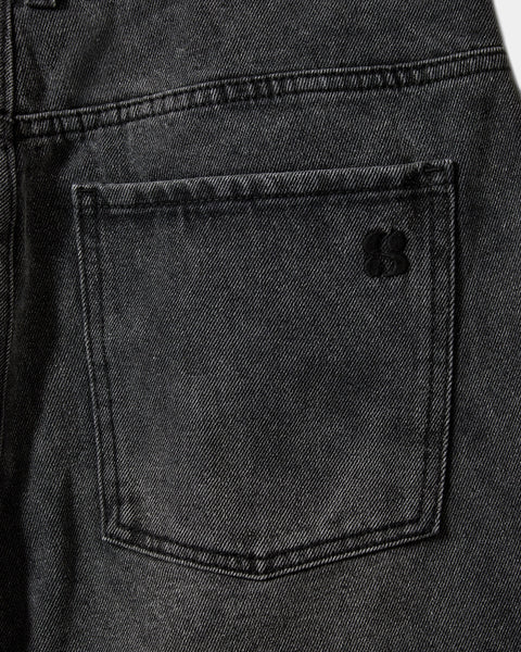 Tomar Trousers in Washed Black