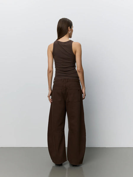 Tomar Jeans in Dark Brown