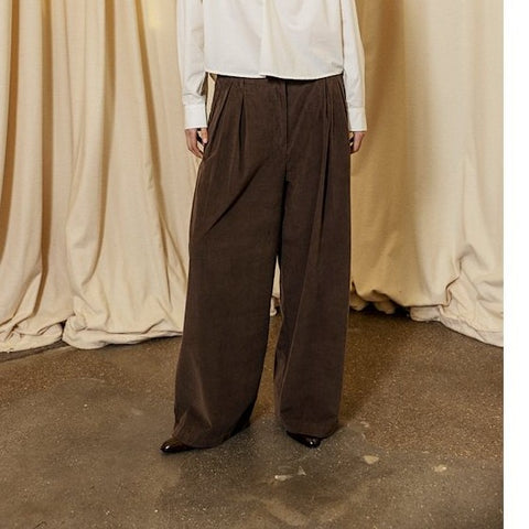 Tailor Coffee Cord Trousers
