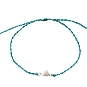Sanur Teal Fresh Water Pearl Bead Bracelet