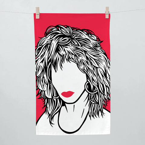 Bold & Noble Tina Turner tea towel