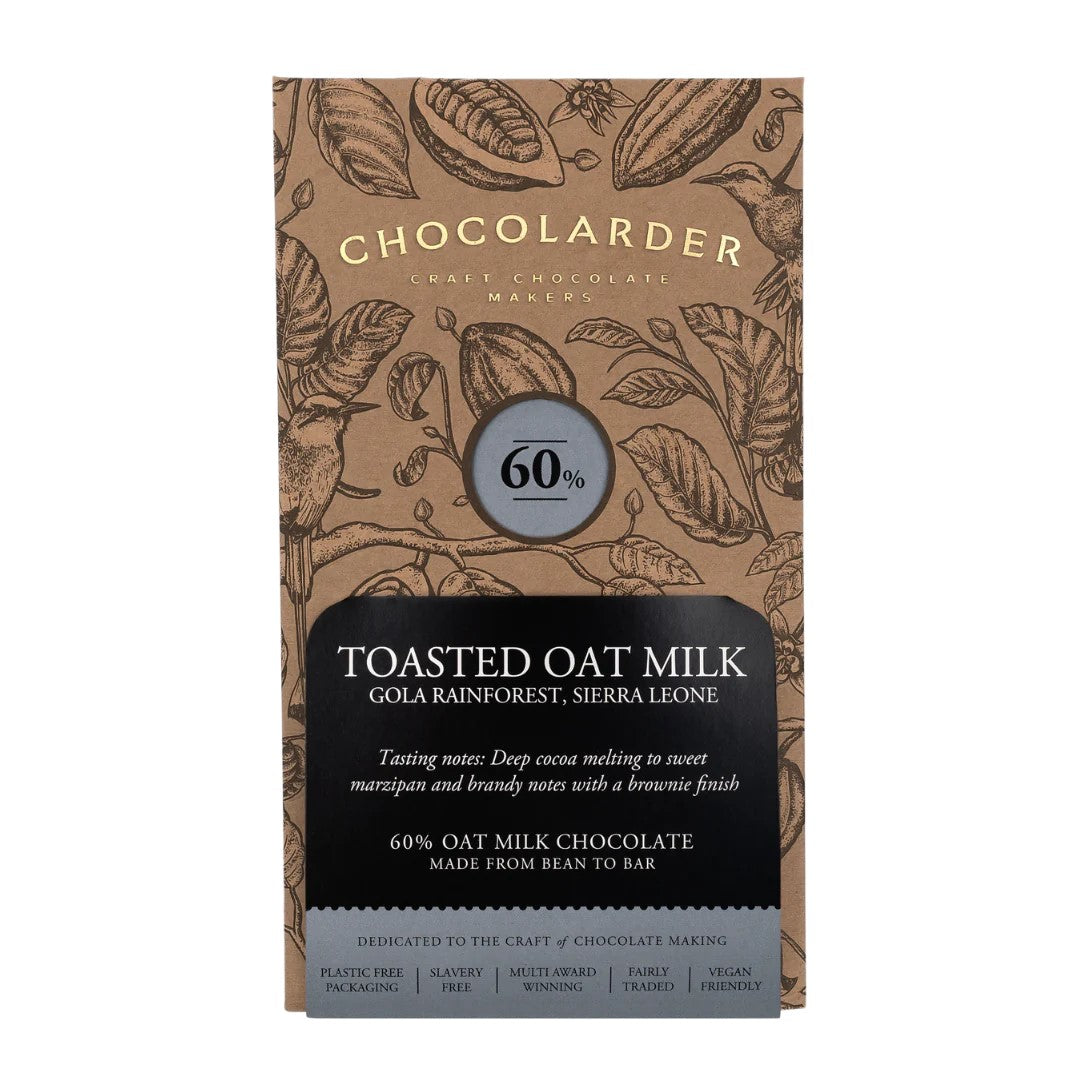 Chocolarder Toasted Oat Milk Vegan Chocolate Bar