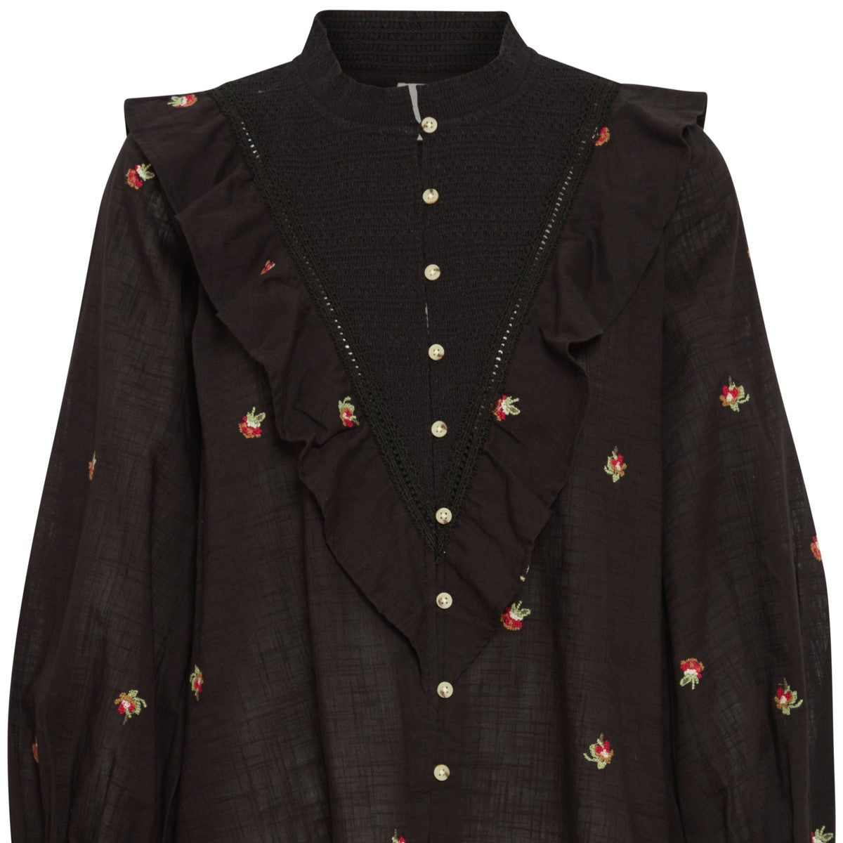 Atelier Reve black embroidered Toulouse Blouse