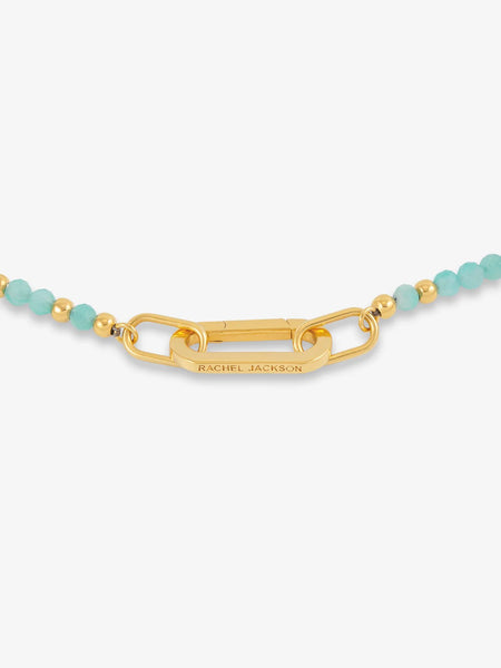 Tranquillity Aquamarine Beaded Necklace
