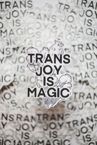 Conscious Euphoria Trans Joy is Magic sticker