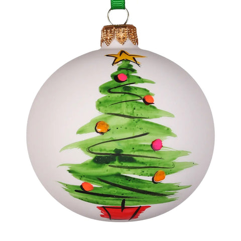 Tree Artist Glass Bauble