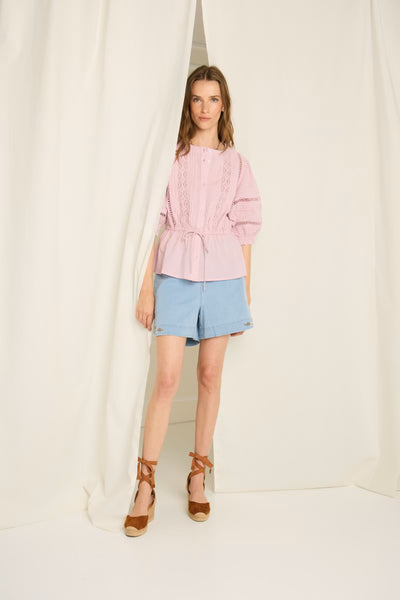 Light blue Atelier Reve Trica Shorts
