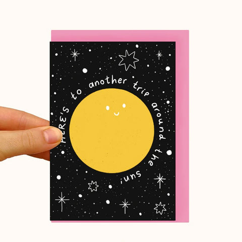 Trip Around the Sun Birthday Card