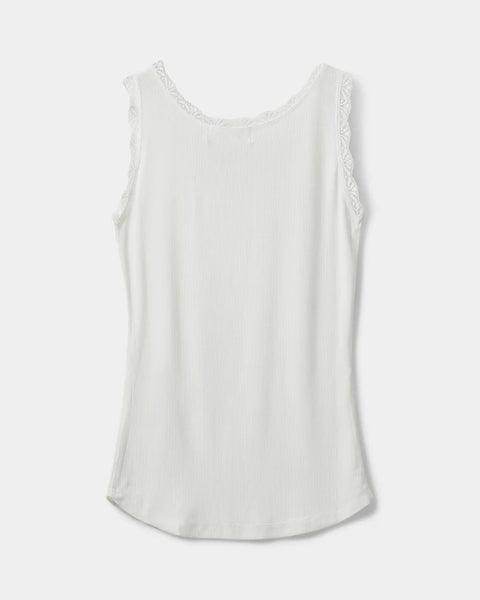 Ulrikke White Vest Top White