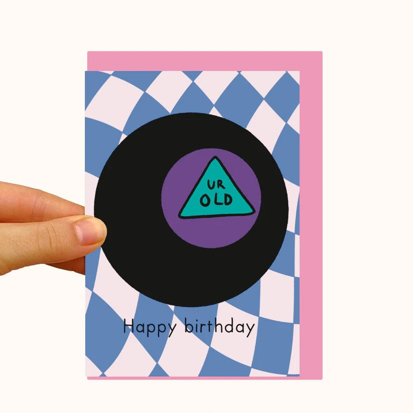 UR Old Birthday Card