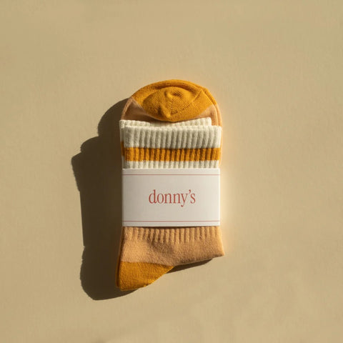 Donny's Almond Varsity Socks