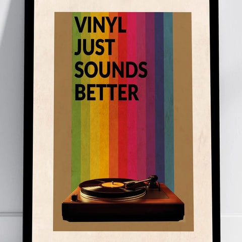 Viny Sounds Better Print