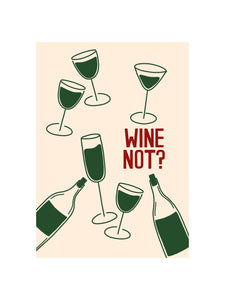 Wine Not A4 Print