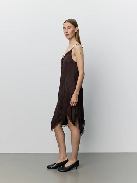 Winona Asymmetric Slip Dress