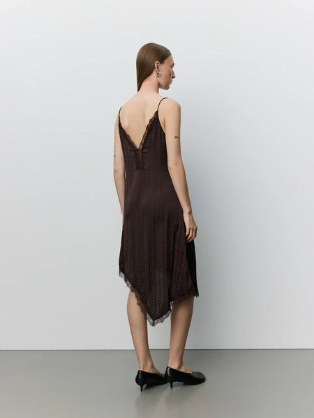 Winona Asymmetric Slip Dress