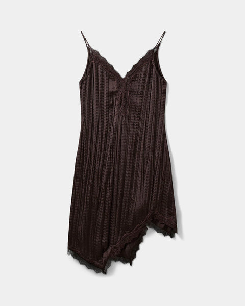 Winona Asymmetric Slip Dress