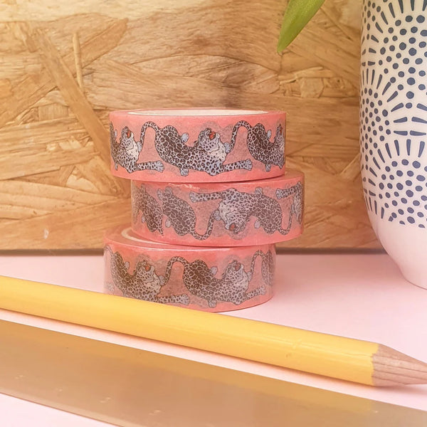 Prowling Leopard Washi Tape